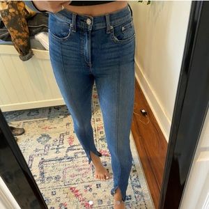 Rag & Bone Split Hem Jeans